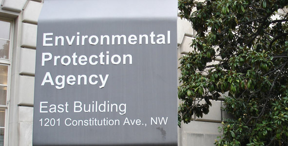 sign at Environmental Protection Agency