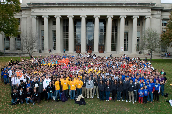 Student participants at the 2009 International Genetically Engineered Machine Competition at the Massachusetts Institute of Technology.